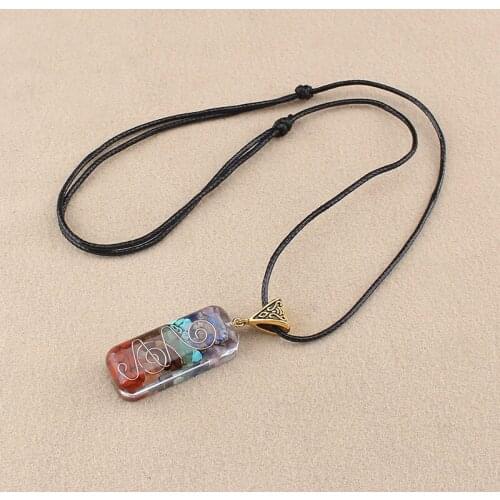 Fashion Trend Crystals Necklace Bohemian Hexagon Opal Pendant Necklace Female Hexagon Crystal Necklace Gift 2020 NEW