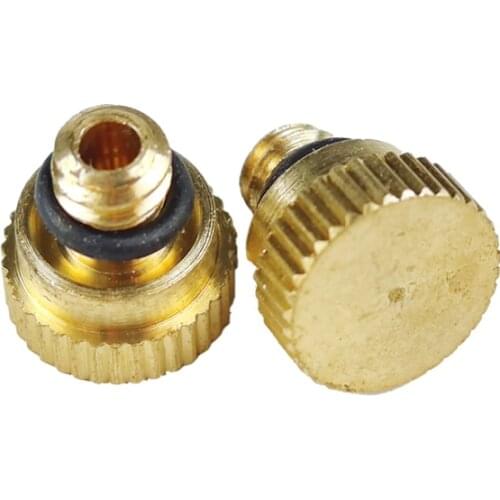 Brass Nozzle End Cap Plug Block For Misting System Fog Machine With Male Thread 3/16