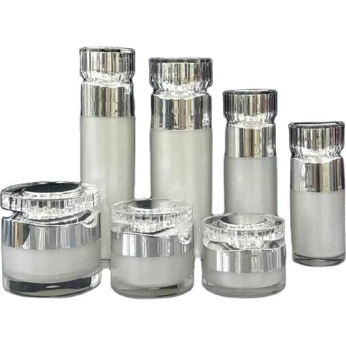 30ml pearl white acrylic/plastic airless bottle for serum/lotion/emulsion/foundation/skin care bottle cosmetic packing
