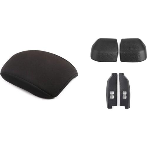 Car Seat Armrest Center Console Box Cover with Car Rear Light Frame & Rearview Mirror Cover Trim Guard Anti Scratch