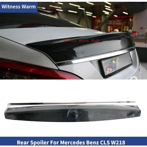 Carbon Fiber/FRP Rear Trunk Lip Wing Spoiler For Mercedes Benz W218 12-UP CLS350 CLS400 Car styling