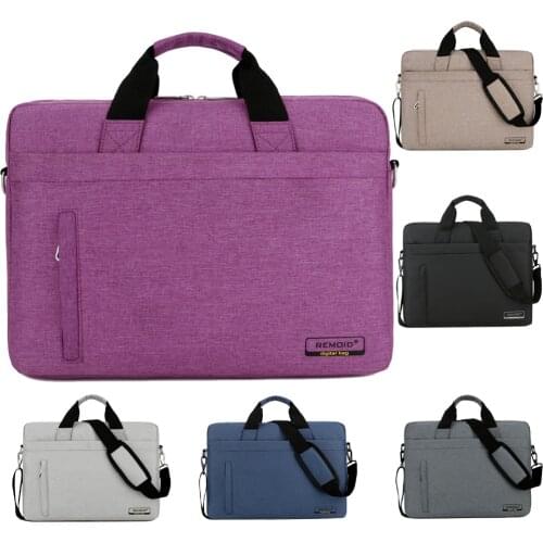 12 13 13.3 14 15 15.6 17 17.3 Inch Waterproof Nylon Laptop Notebook Bag Bags Briefcase Case for Men Women Student Business