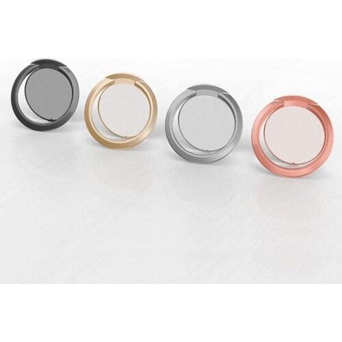 Thin Luxury Metal Mobile Phone Ring Holder Smartphone Support Magnetic Car Bracket Socket Stand For Mobile Phones Accessories