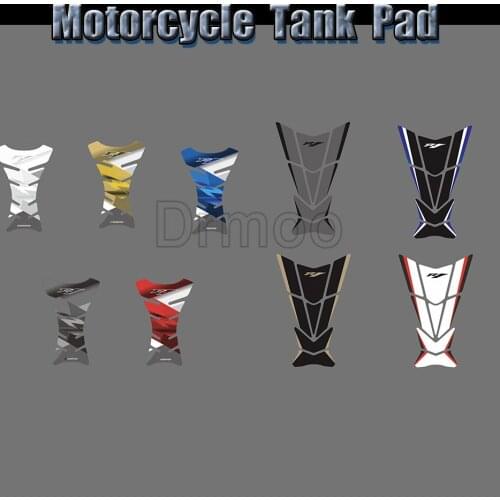 Motorcycle Tank Pad Protector Waterproof Sticker Motocross Gas Fuel Tankpad Decal Case For Yamaha YZF R1