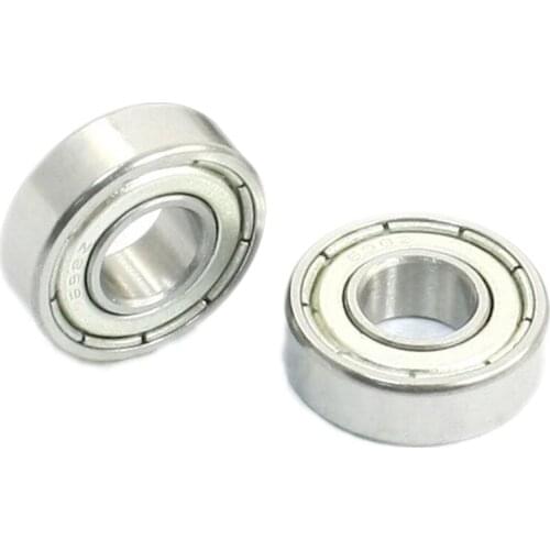 8mm x 19mm x 6mm Sealed Deep Groove Radial Ball Bearings 698Z 10 Pcs