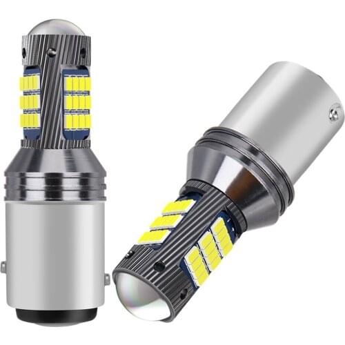 2PCS New 1157 P21/5W BAY15D Super Bright 2016 LED Car Tail Brake Bulb Turn Signals Auto Rear Fog Lamp DRL Light Red White Yellow