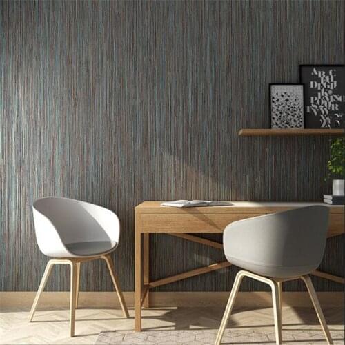 Beibehang Plain striped wallpaper modern bedroom living room decoration wallpaper Environmental protection 3d wallpaper tapety
