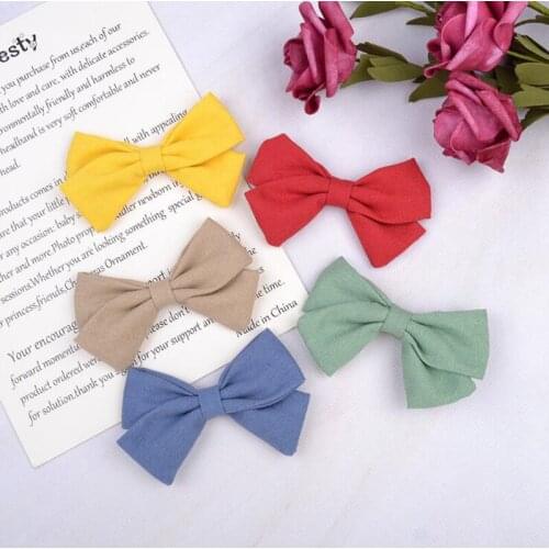 50 Pcs/Lot,Grosgrain Ribbon Hair Bows With Clips For Cute Girls Colorful Hair Clips Hairpins Barrettes Kids Hair Accessories