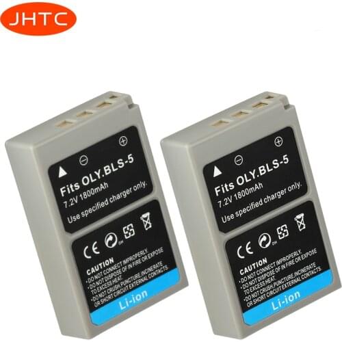 1800mAh PS-BLS5 BLS 5 Battery for Olympus PEN E-PL2,E-PL5,E-PL6,E-PL7,E-PM2, OM-D E-M10 Batterie BLS-50 BLS50