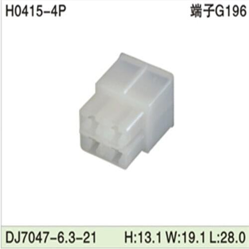 Free shipping 500pcsDJ7047-6.3-21 4Pin 6.3mm AMP Car Electrical Wire Connectors for VW,BMW,Audi,Toyota,NISSAN AND other