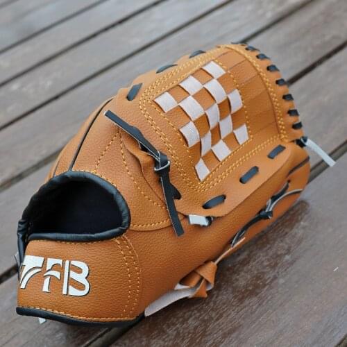Left Hand Baseball Glove Adult Thick PVC Imitation Leather Baseball Glove Child Teenager Pitcher with Softball Glove