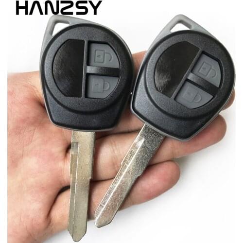 2 Buttons Remote key Case For Suzuki Igins Alto SX4 Vauxhall Agila 2005 2006 2007 2008 2009 2010 Replacement Car key shell Fob