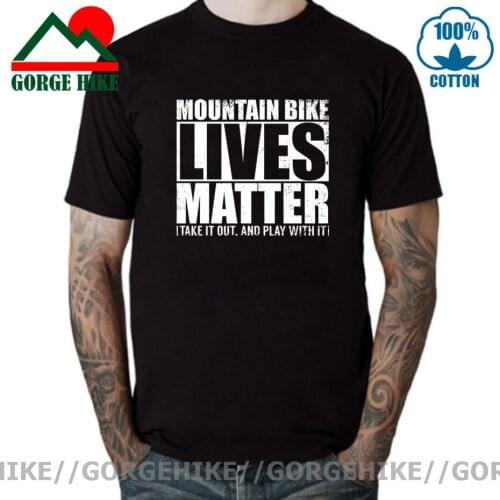 Vintage Mountain Bike Lives Matter I Take it out and play with it T shirts men Retro MTB Biker T-shirt Cycling Cyclist Girt Tees
