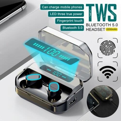 New TWS Earbuds Headset With Microphone Earphone Touch Control Bluetooth 5.0 Earphone Headphones IPX5 WaterProof For Phone Hot