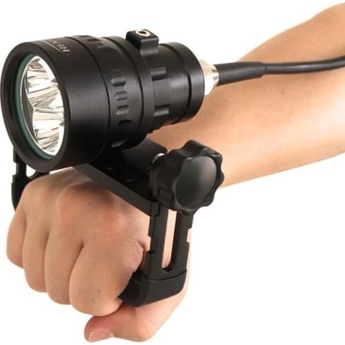 HI-MAX 3500 Lumen Side Mount Cave Dive Most Powerful Canister LED Flashlight Torch
