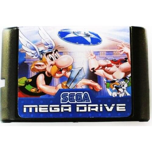 Asterix And The Power Of The Gods 16 bit MD Game Card For Sega Mega Drive For SEGA Genesis