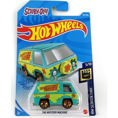 2021-107 Hot Wheels 1/64 THE MYSTERY MACHINE Metal Diecast Cars Collection Toy Vehicles