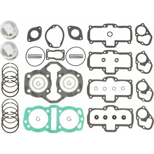 Top End Engine Rebuild Gasket Kit For Standard Pistons +Rings Honda CB450K CL450K
