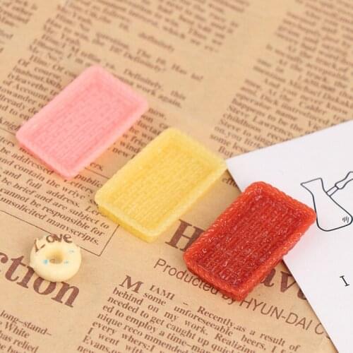 10Pcs 1/12 Dollhouse Miniature Plate Basket Simulation Tray Doll Kitchen Decor Miniature Accessories