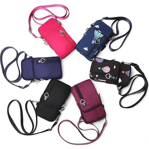 Multifunctional Waterproof Oxford Bag Zipper Messenger Bag Wallet Bags Oxford Cloth Shoulder Messenger Outdoor Shoulder Bag