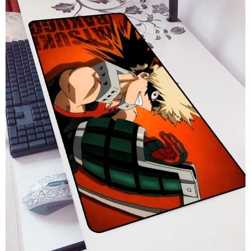 My Hero Academia -Bakugou Katsuki Anime Mouse Pad Laptop Mouse Pad Notbook Computer Keyboard Gaming Mousepad Gamer Play Mats
