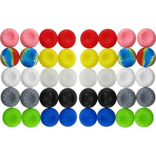 Soft Silicone Gel Thumb Stick Grip Cap Gamepad Joystick Cover For XBOXONE for XBOX 360 for PS4 for PS3 Controller