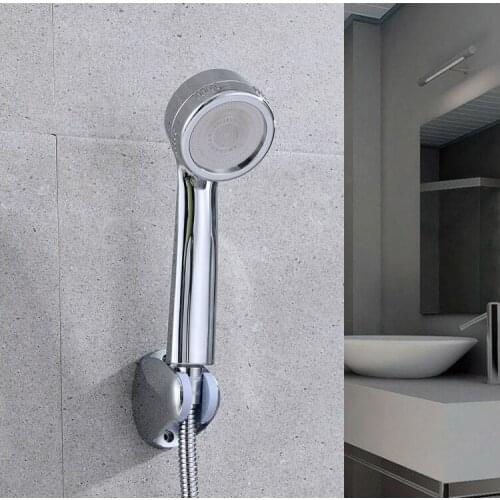 Bathroom Shower Head Pressure Booster Water Saving Handheld Shower Sprayer Bath Round Shower Head Shower Pipe Shower Holder Set