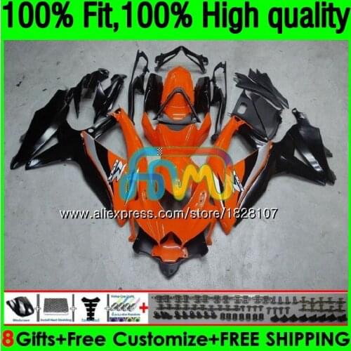 OEM For SUZUKI Orange blk GSXR 600 750 CC GSX R600 GSXR600 08 09 10 38BS.19 GSX-R600 GSXR-750 K8 GSXR750 2008 2009 2010 Fairing
