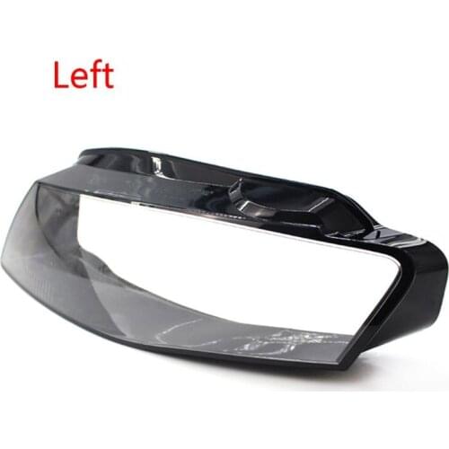 Front headlights headlights glass mask lamp cover transparent shell lamp masks For A4 B8 2009-2012