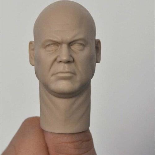 Blank 1/6 Scale Daredevil Boss The Kingpin Head Sculpt Unpainted Fit 12" Figure