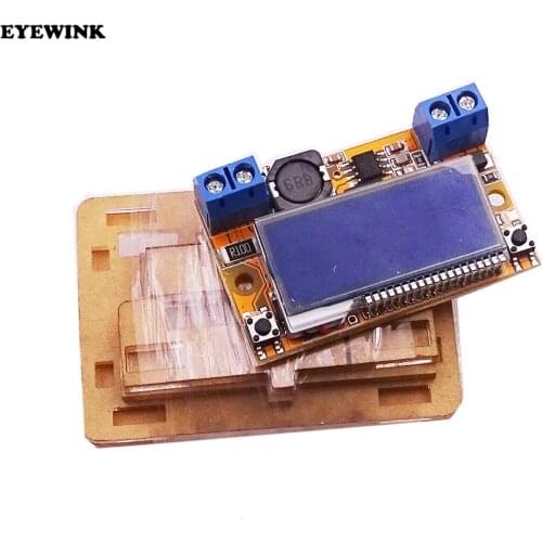 DC-DC 5-23V To 0-16.5V 3A Adjustable Step-down Power Supply Module Voltage Current LCD Display Step Down Buck Regulator + Case