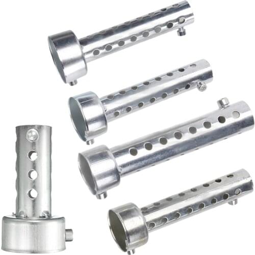 Silver Motorcycle Exhaust Can Muffler Insert Baffle DB Killer Silencer 45mm x 140mm