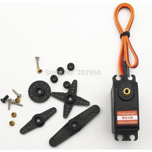 Robot servo Metal Gear Digital Servo Arduino Servo 20kg/cm 180 Degree For Robotic Mechanical Arm Biped Robot Hexapod Spider Kit
