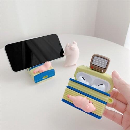 Cute earphone case holder For Apple AirPods1/2 /3 generation wireless bluetooth headset case generation soft silicone