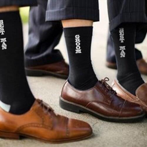 Wedding Favor And Gifts For Guests Groomsmen Gifts Socks Best Man Groom Souvenir Marriage Supply