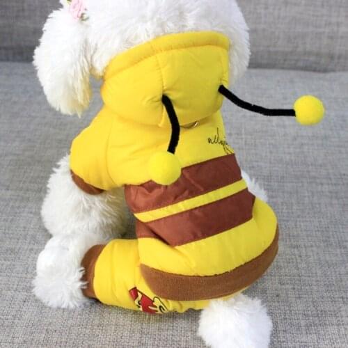 Warm Pet Clothing Winter Dog Jumpsuit Coat Outfit Puppy Outerwear Small Dog Clothes Yorkies Poodle Pomeranian Dog Costume Pants