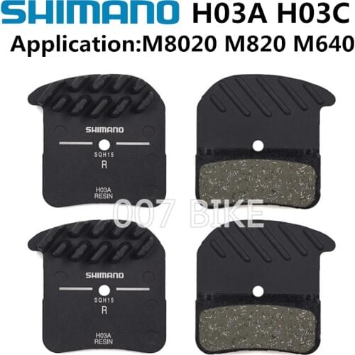 SHIMANO H01A Pads DEORE XT SAINT ZEE DEORE H03A H03C D03S D01S Cooling Fin Ice Tech Brake Pad Mountain M8020 M820 M640 brake Pad