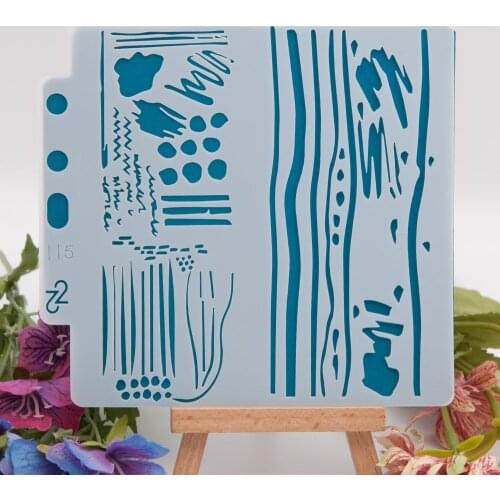 5PCS New creative Layering Stencils Drawing Color Spray stencil DIY Scrapbook photo album DIY Paper Card Crafts