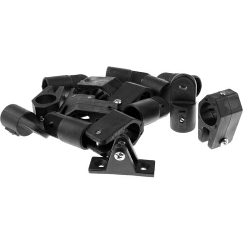 MagiDeal 16Pcs/Set Universal Nylon Marine Boat Canopy Cover Bimini Top Deck Hinge Jaw Slide Eye End Fitting Hardware DIY Tool