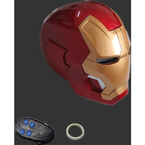 WZP PONG Cattoys MK42 Helmet 1/1 ABS Cosplay for Super hero Action Figure Collectible Model Toy Kids Gift