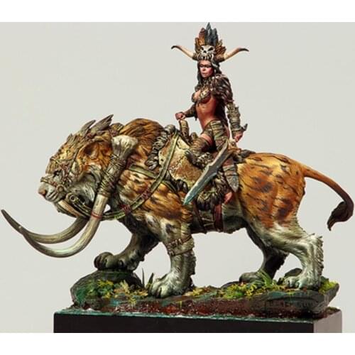 1/24 Resin Figure Building Kit Female Knight