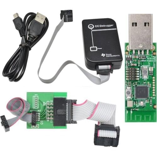1 Set CC-Debugger Bluetooth Zigbee Emulator Debugger CC2540/CC2531 Board Programming Connector Bluetooth 4.0 Protocol Analysis