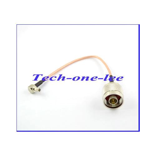 1piece N Plug Male to TS9 Right Angle Connector Pigtail RG316 Cable Extension Cord 15cm Free Shipping