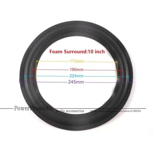 20 pcs /Lot 10 Pairs 10 inch brand new speaker surround -Repair foam