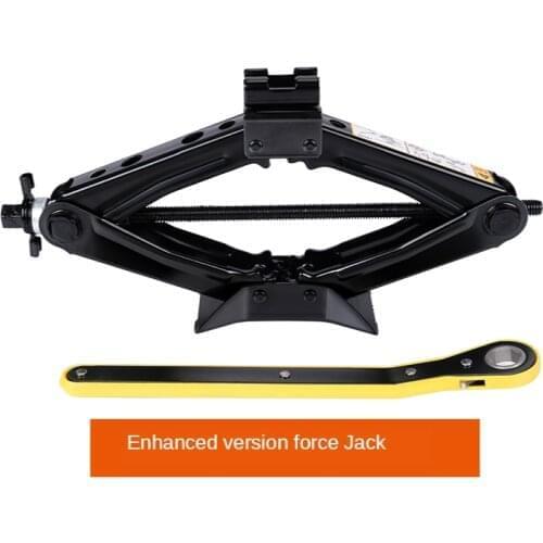 2T Hand-cranked jack, car tool, car with gold roof, small car, special hydraulic horizontal type for car tire change