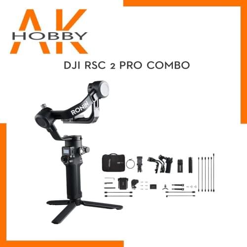 In Stock Original Brand New DJI RSC 2 PRO COMBO / RSC2 camera gimbal Foldable Design Built-In OLED Screen provides Ronin SC2