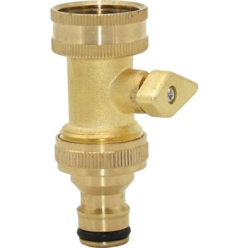 Brass Female 3/4" to 5/8 Garden tap quick connector garden nipple connector watering fitting 1pcs