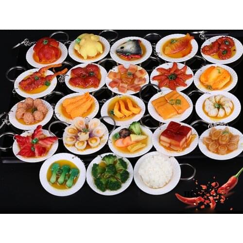 Mini simulation food props toys artificial fake chicken Drumsticks shrimp fish rice seafood Vegetables meat dish model