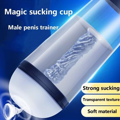 Powerful Sucking Penis Pump Electric Automatic Masturbator For Men Vagina Pussy Vibrator Oral Blowjob Sex Machine Penis Massager