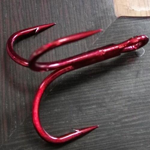Wholesale OEM service treble fishing hooks EP-ST-41 Blood groove point treble hook